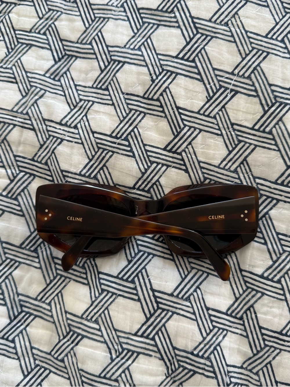 Celine Tortoise Cat Eye Sunglasses - Picture 2 of 5